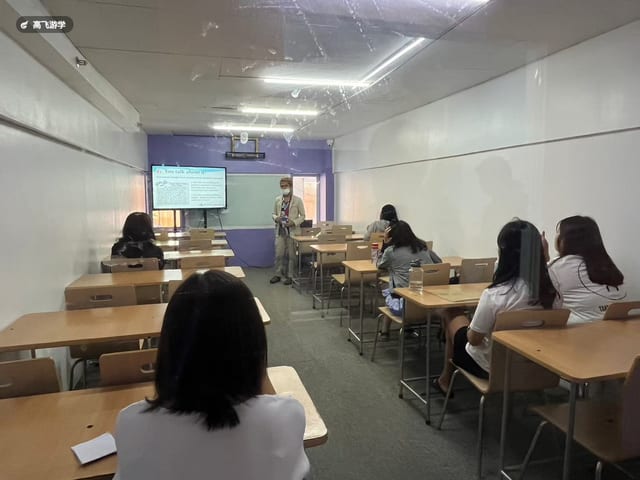团体课授课中